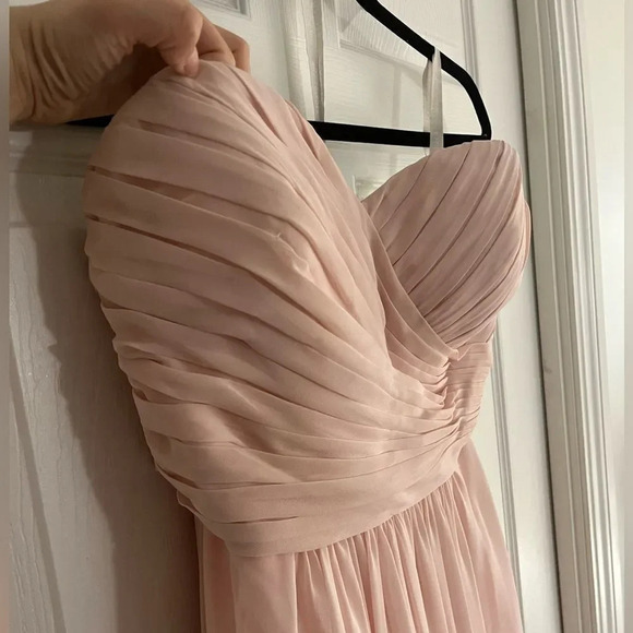 Bridesmaid/Prom Blush Pink Dress - Picture 3 of 7